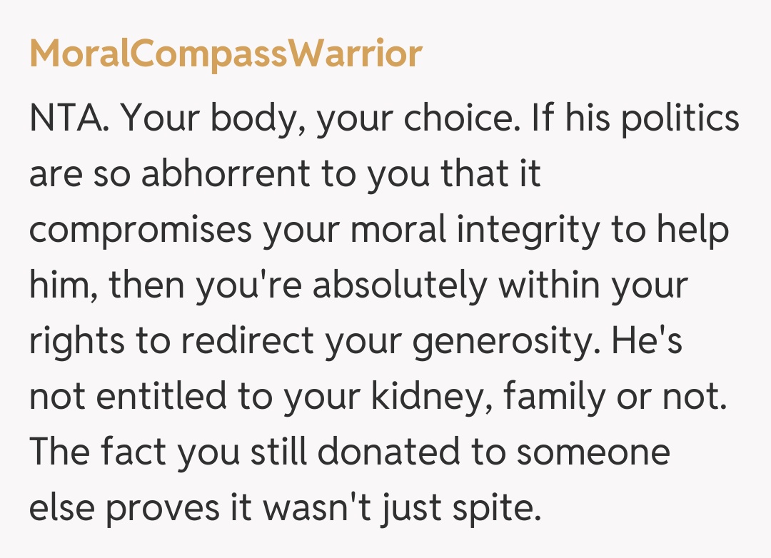 Comentariu de la MoralCompassWarrior