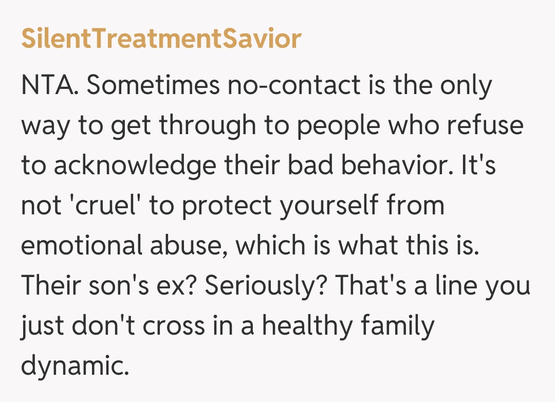 Comentariu de la SilentTreatmentSavior