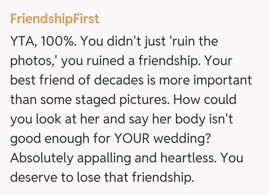 Comentariu de la FriendshipFirst