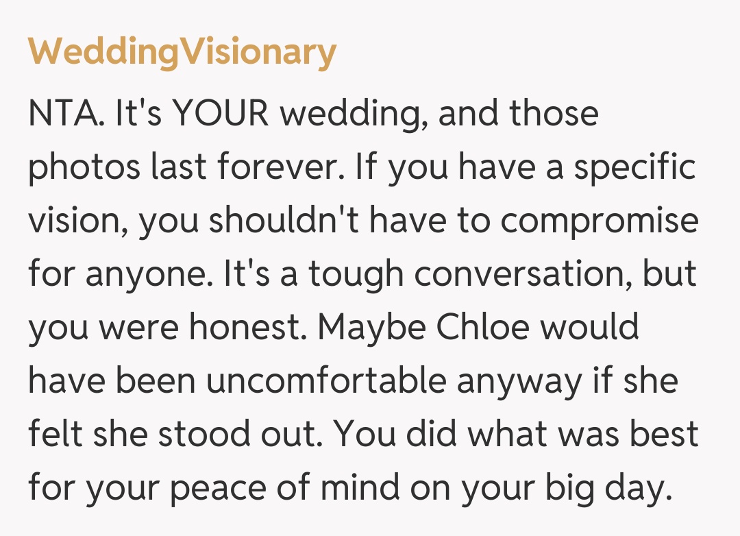 Comentariu de la WeddingVisionary