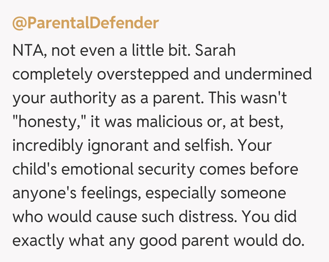 Comentariu de la @ParentalDefender