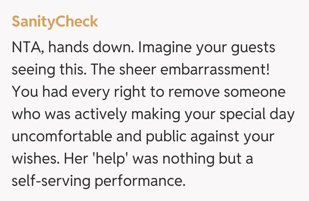 Comentariu de la SanityCheck