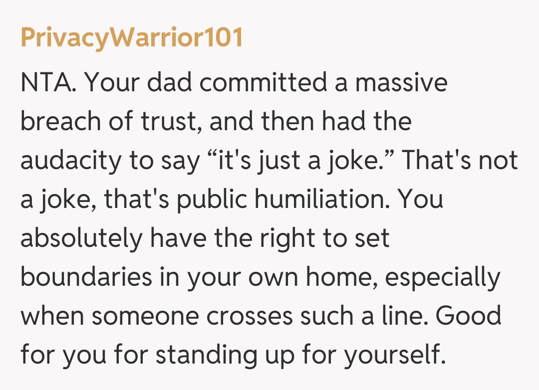 Comentariu de la PrivacyWarrior101