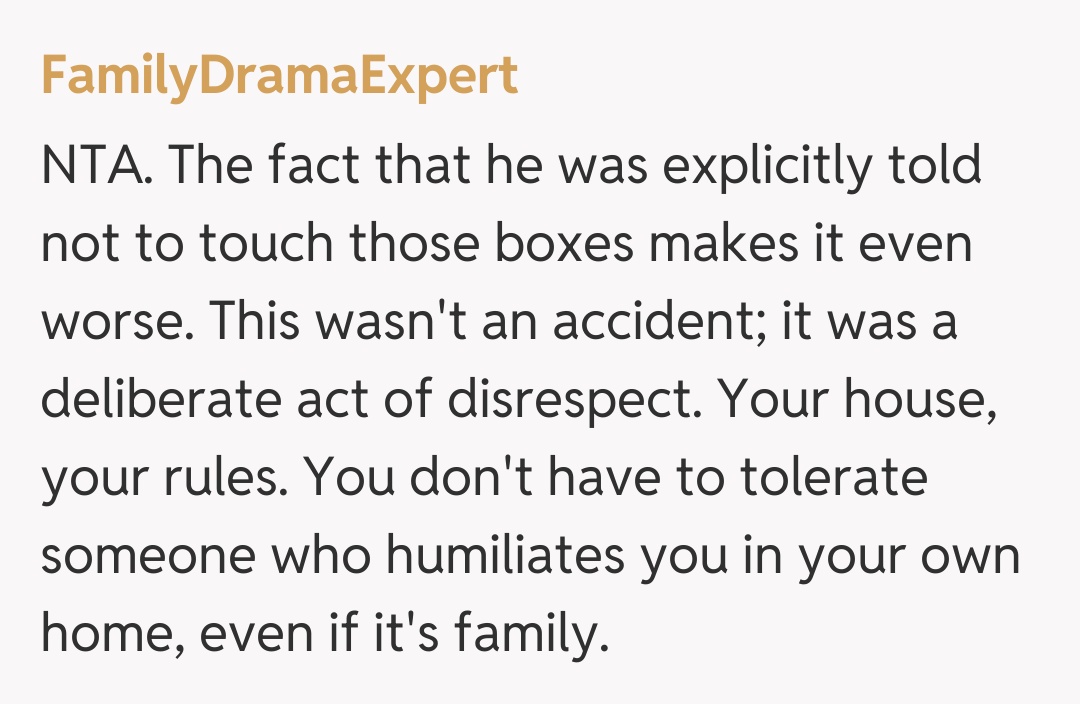 Comentariu de la FamilyDramaExpert