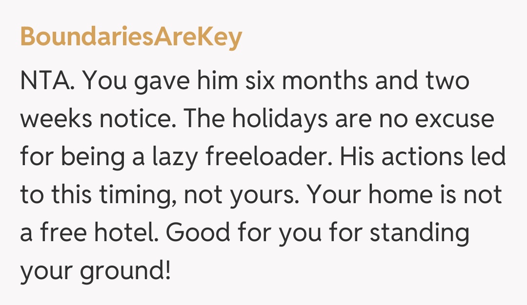 Comentariu de la BoundariesAreKey