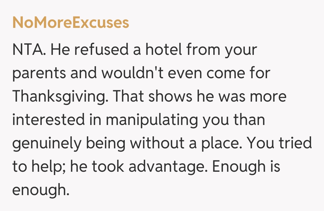 Comentariu de la NoMoreExcuses