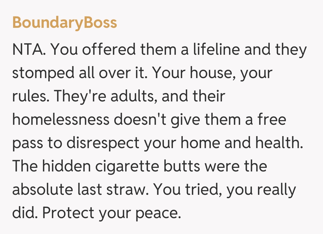 Comentariu de la BoundaryBoss