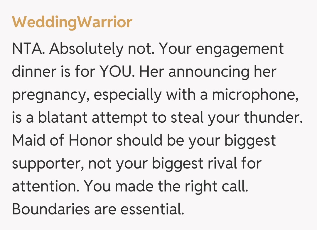 Comentariu de la WeddingWarrior