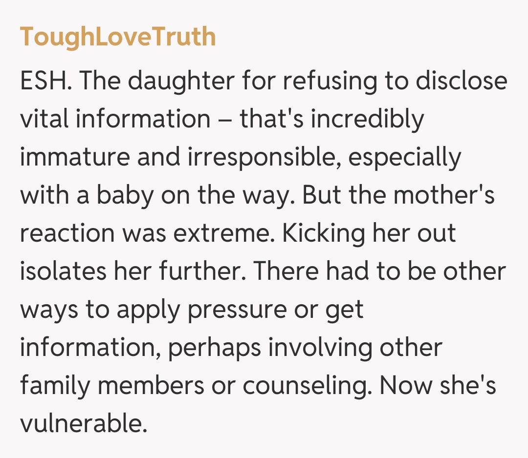 Comentariu de la ToughLoveTruth