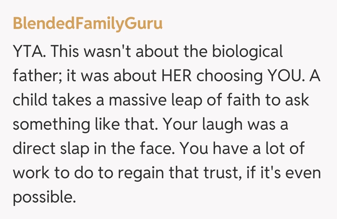 Comentariu de la BlendedFamilyGuru