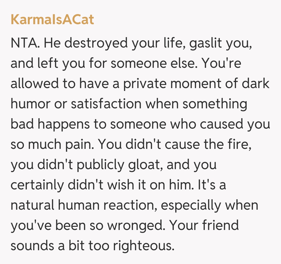 Comentariu de la KarmaIsACat