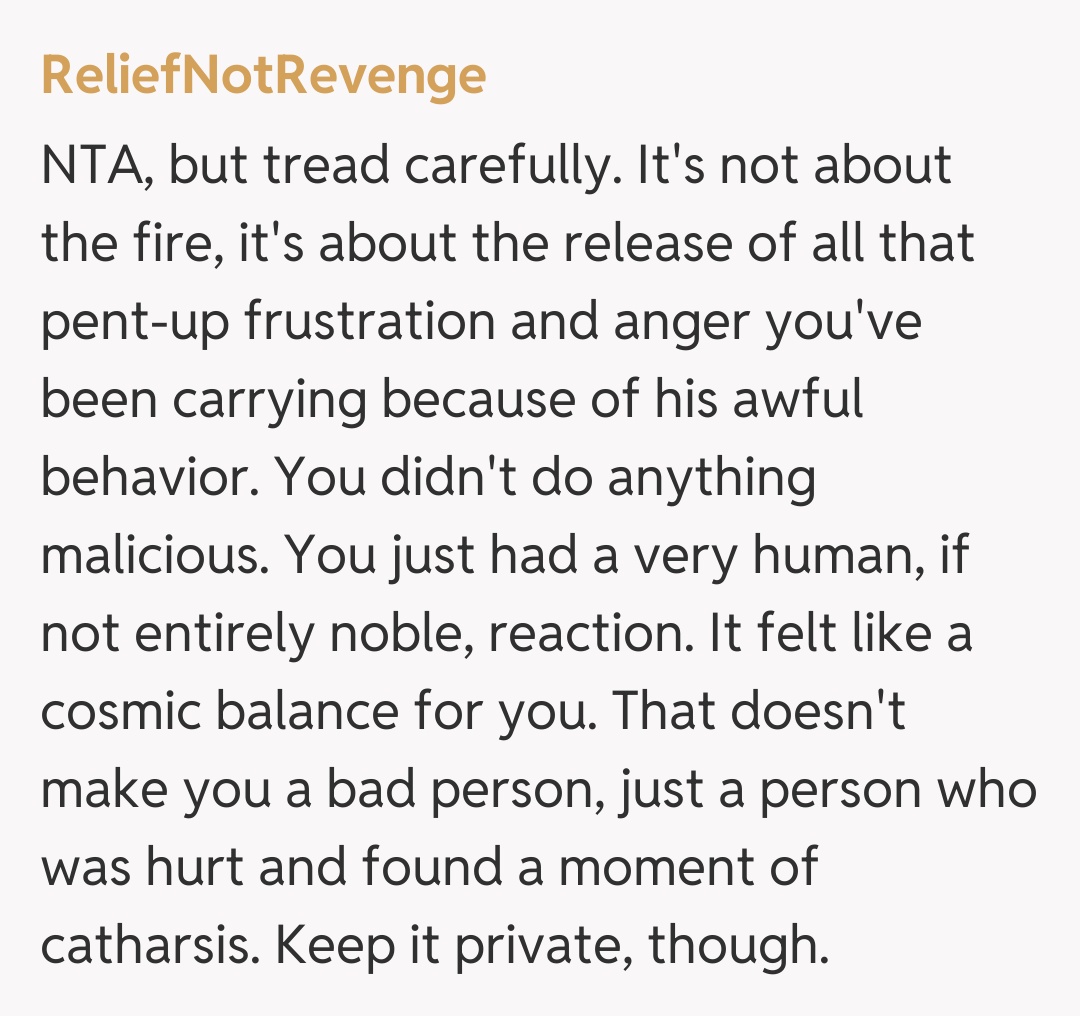 Comentariu de la ReliefNotRevenge