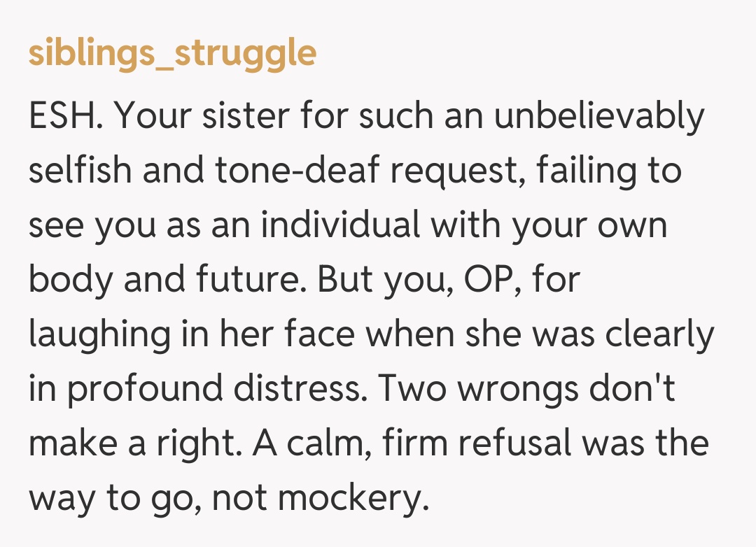 Comentariu de la siblings_struggle