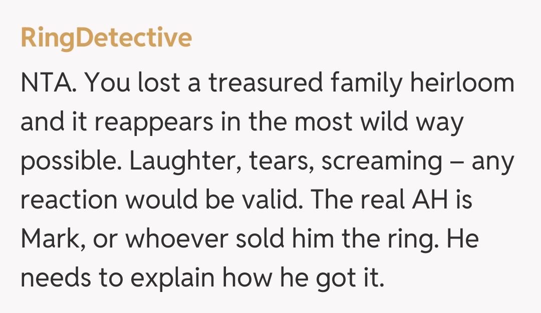 Comentariu de la RingDetective