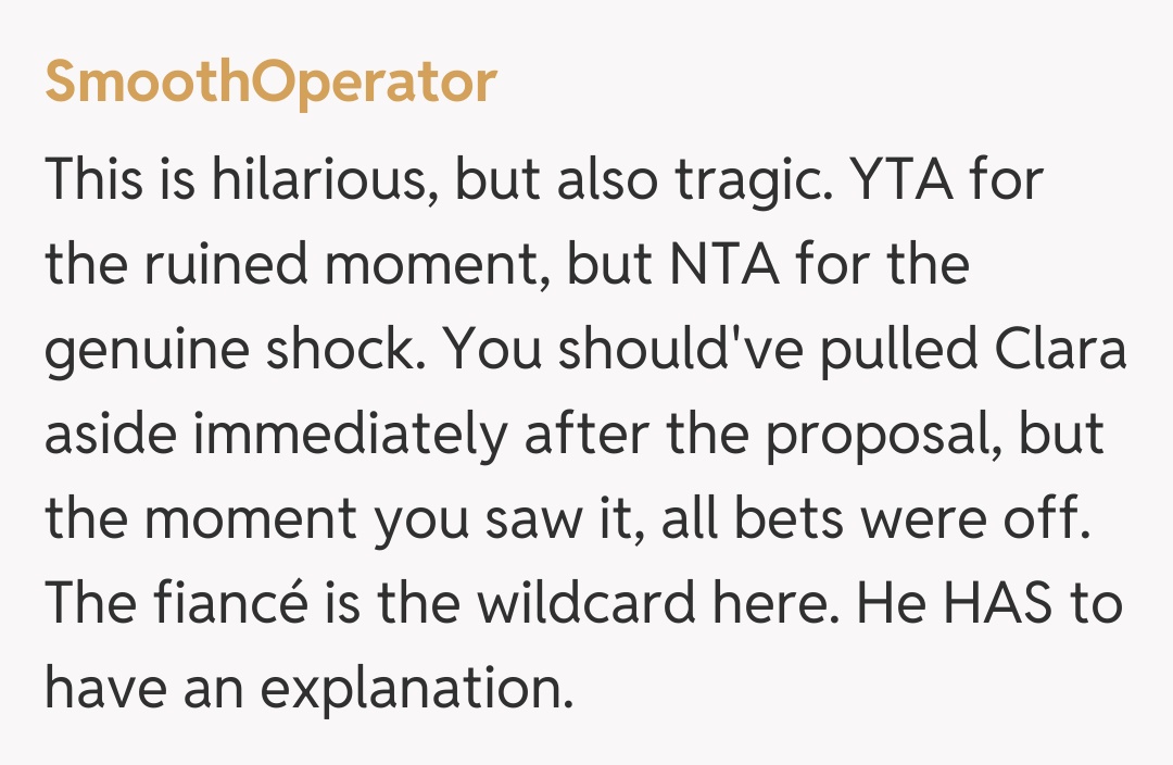 Comentariu de la SmoothOperator