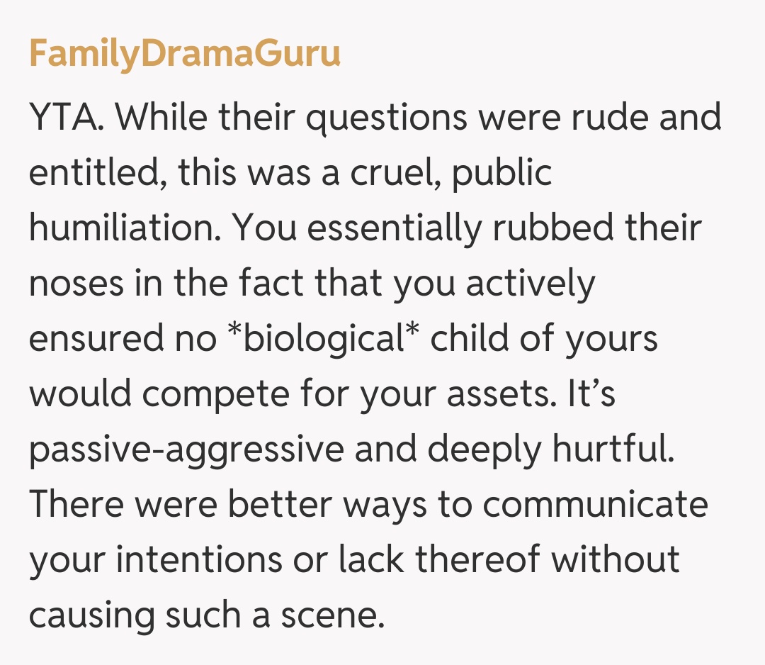 Comentariu de la FamilyDramaGuru