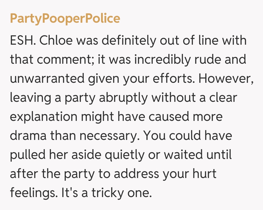 Comentariu de la PartyPooperPolice