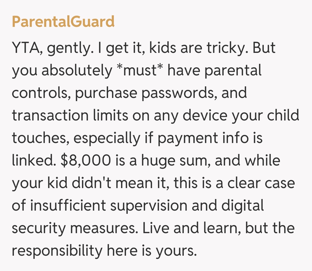 Comentariu de la ParentalGuard