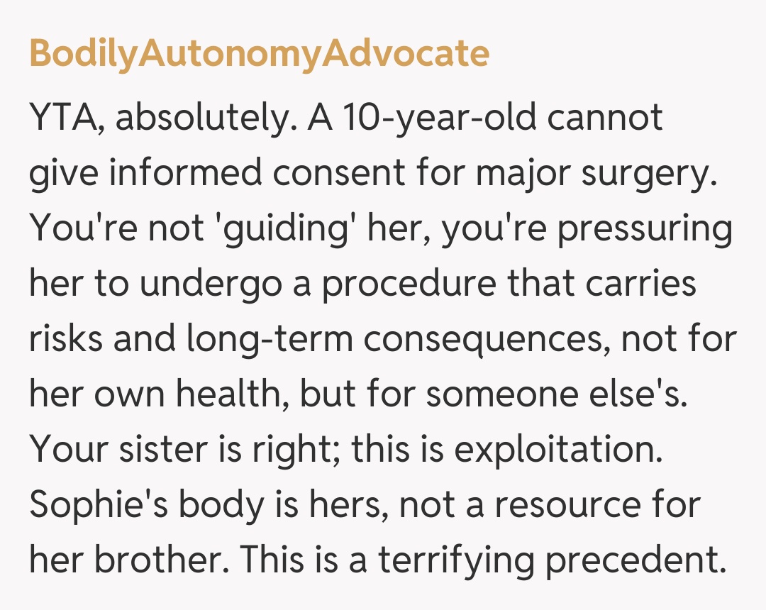 Comentariu de la BodilyAutonomyAdvocate