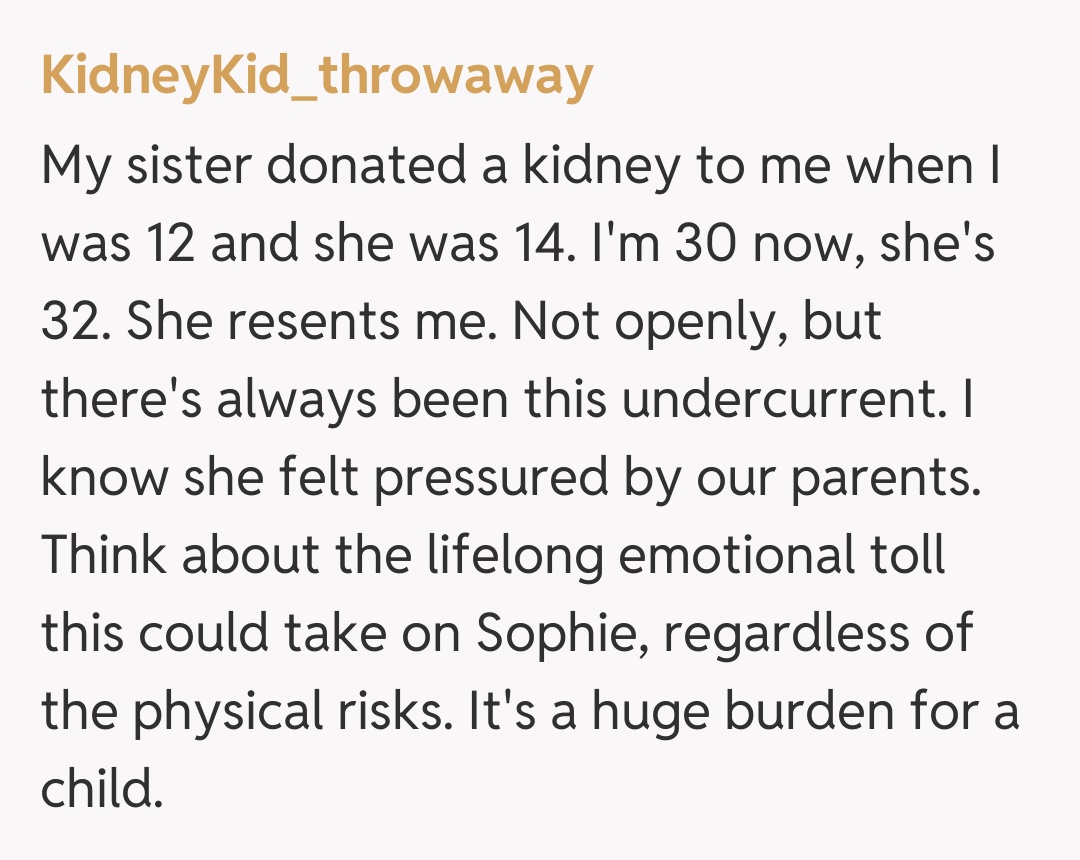 Comentariu de la KidneyKid_throwaway