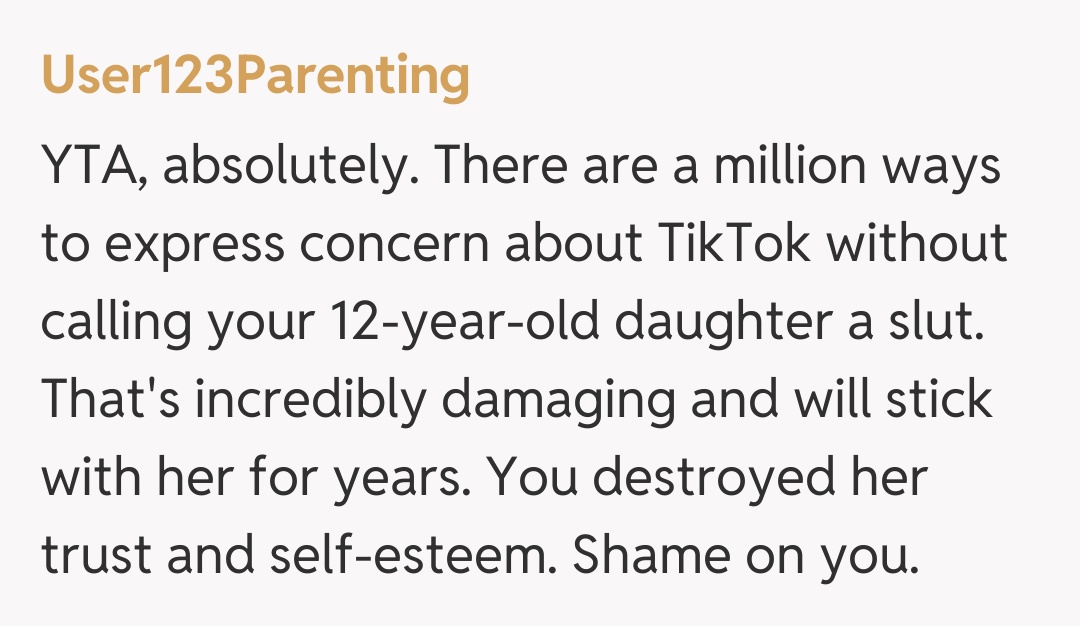 Comentariu de la User123Parenting