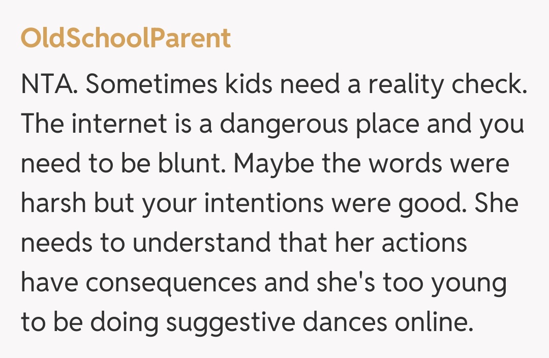 Comentariu de la OldSchoolParent