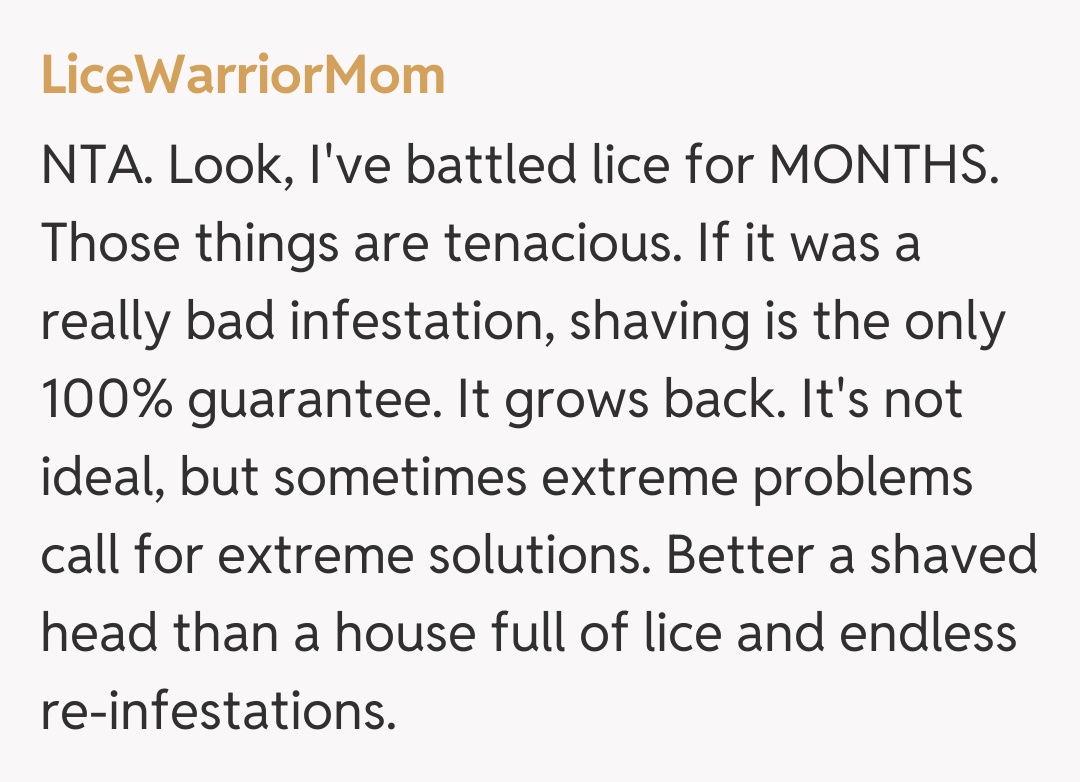 Comentariu de la LiceWarriorMom