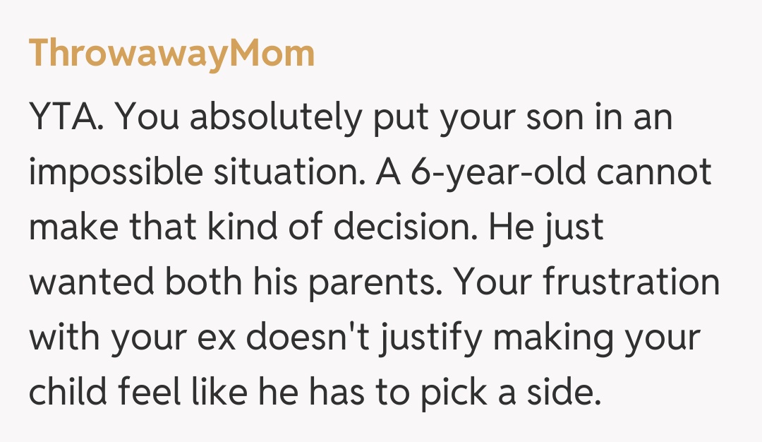 Comentariu de la ThrowawayMom