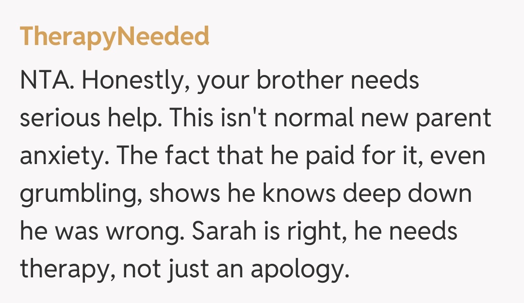 Comentariu de la TherapyNeeded