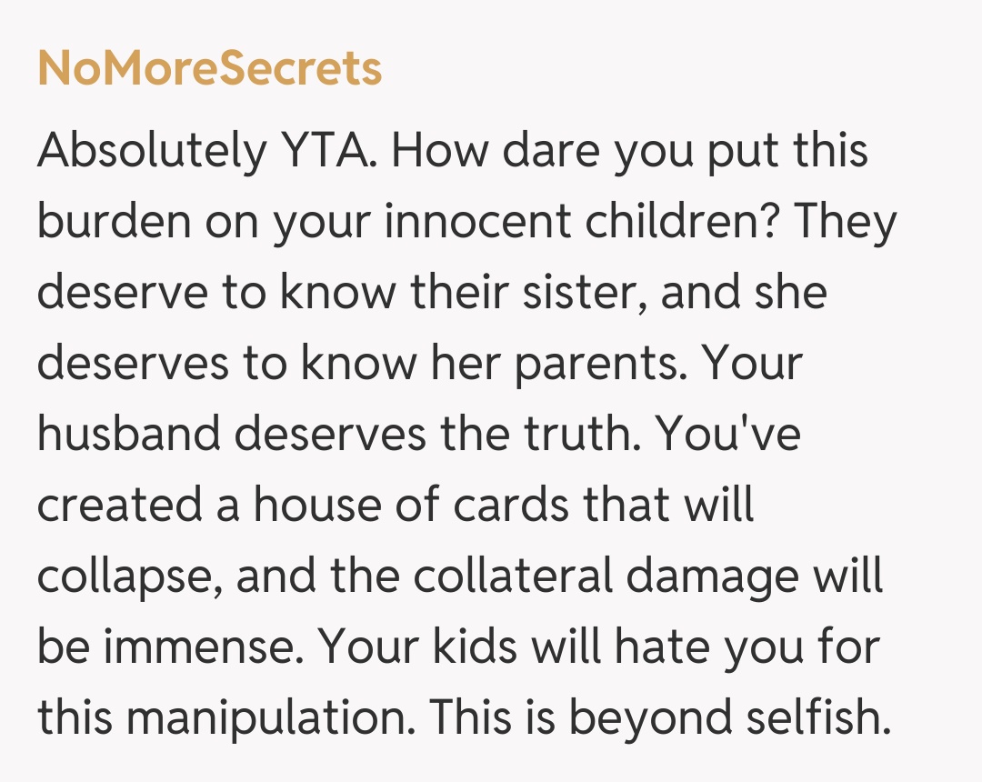 Comentariu de la NoMoreSecrets