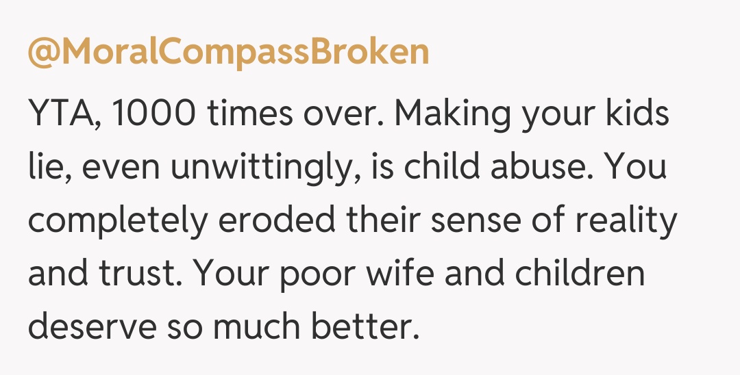 Comentariu de la @MoralCompassBroken