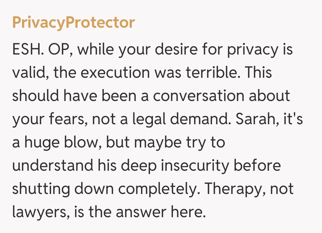 Comentariu de la PrivacyProtector