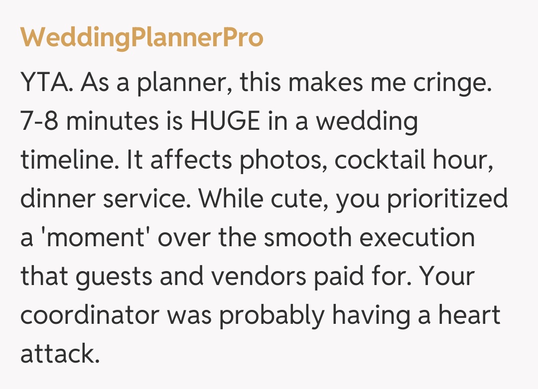 Comentariu de la WeddingPlannerPro