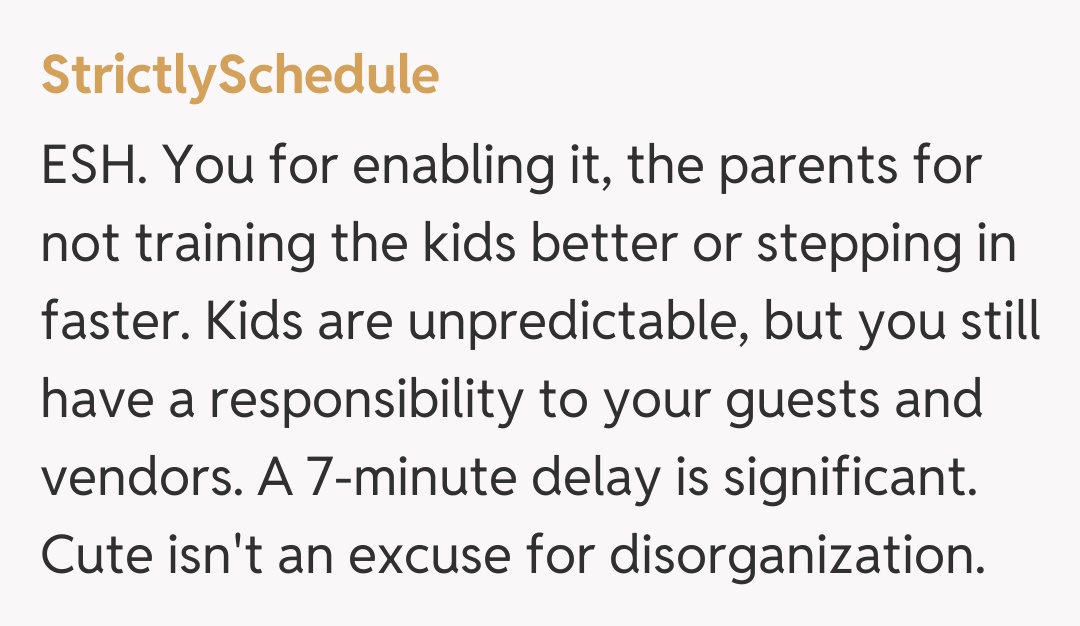 Comentariu de la StrictlySchedule