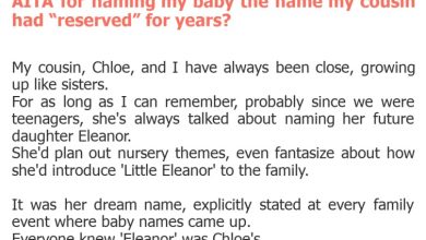 Photo of AITA for naming my baby the name my cousin had “reserved” for years?