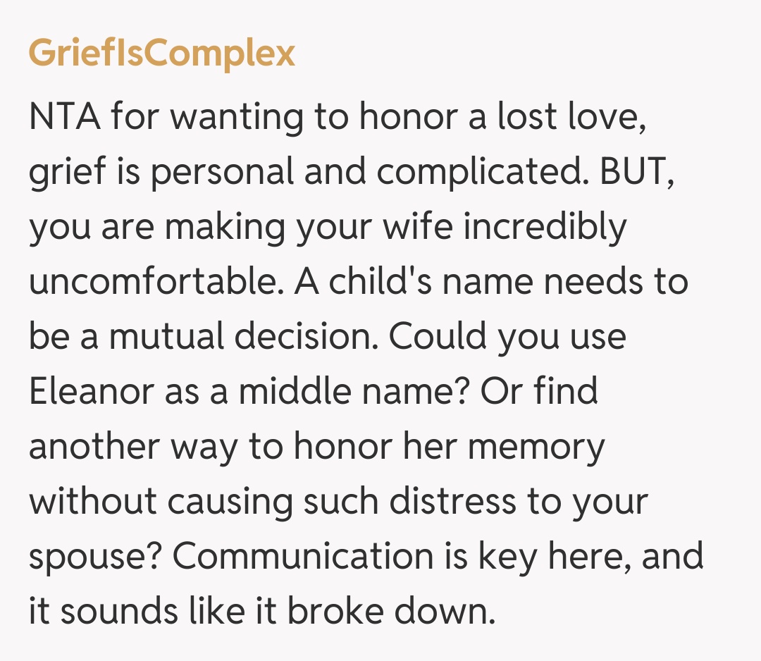 Comentariu de la GriefIsComplex