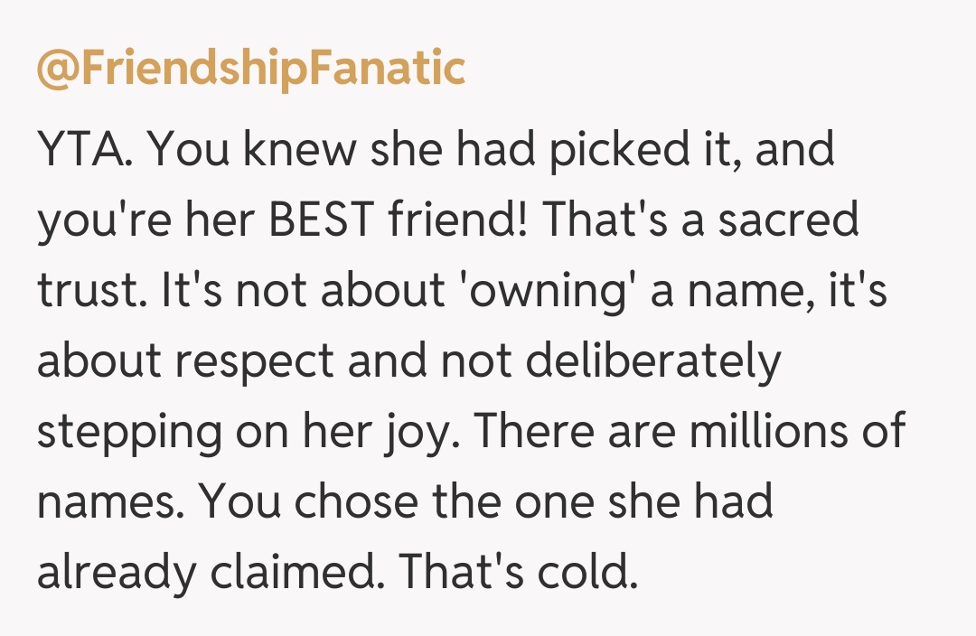 Comentariu de la @FriendshipFanatic