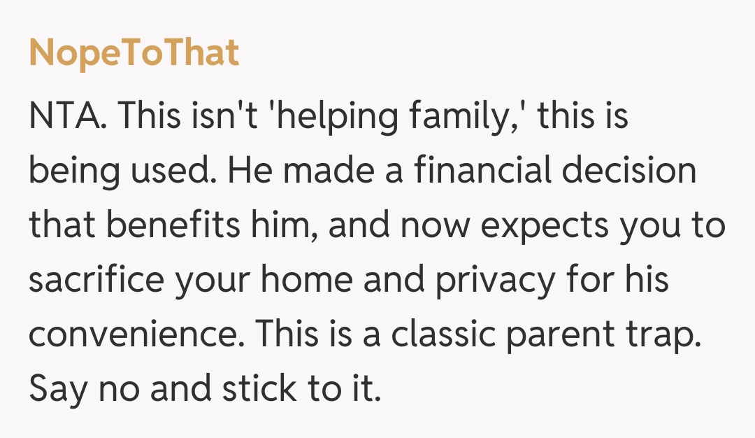 Comentariu de la NopeToThat