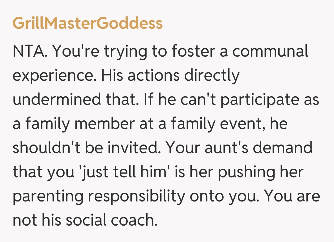 Comentariu de la GrillMasterGoddess