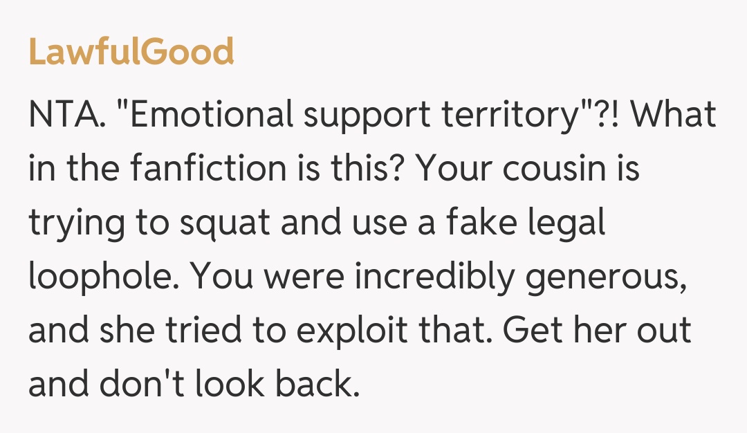 Comentariu de la LawfulGood