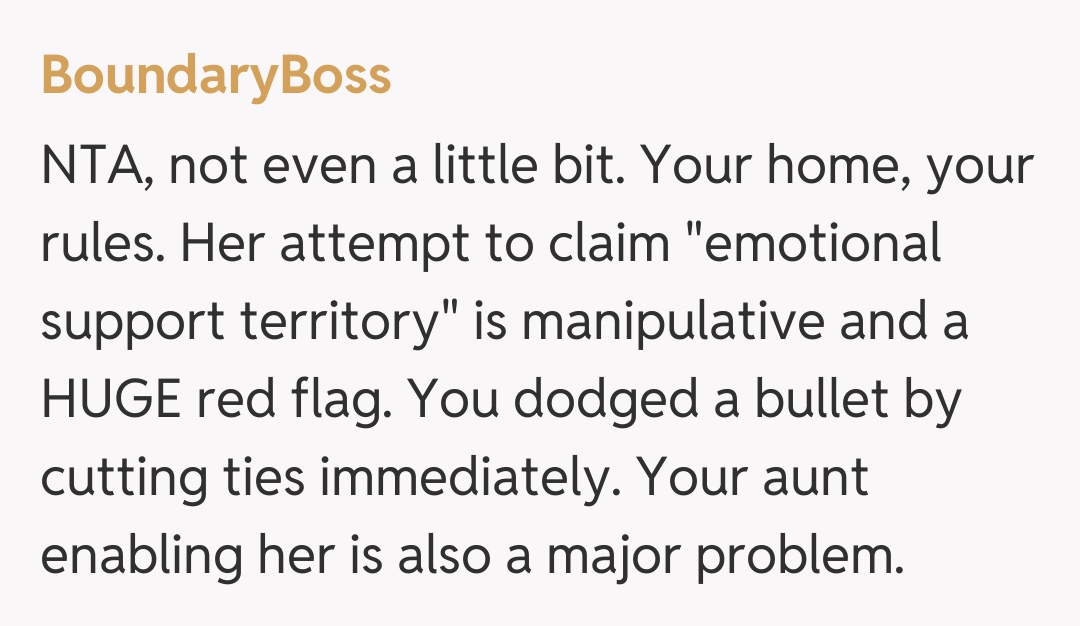 Comentariu de la BoundaryBoss