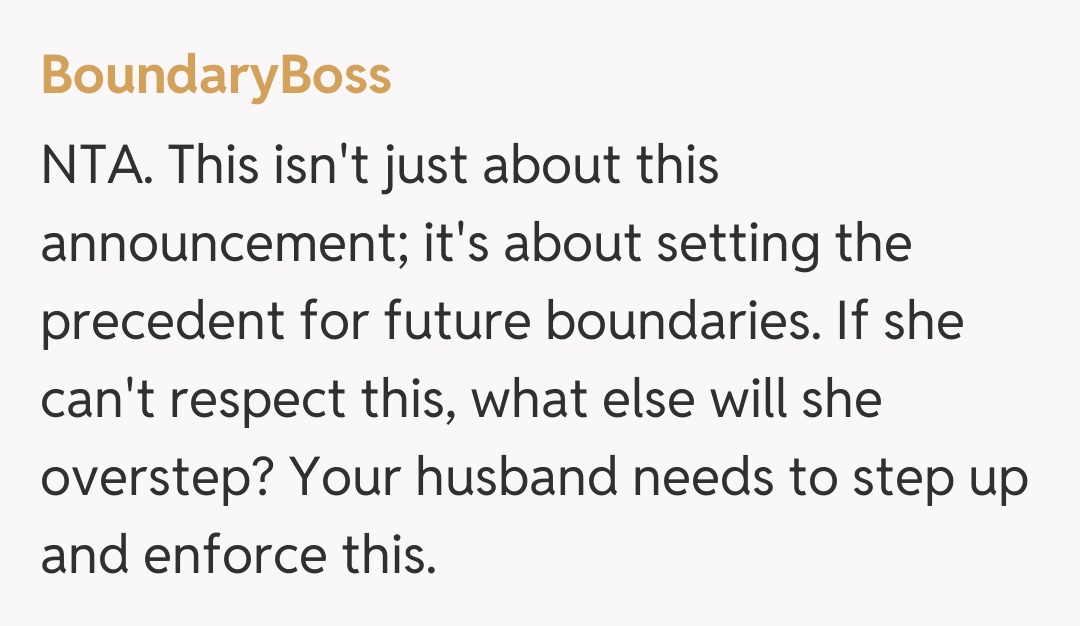 Comentariu de la BoundaryBoss