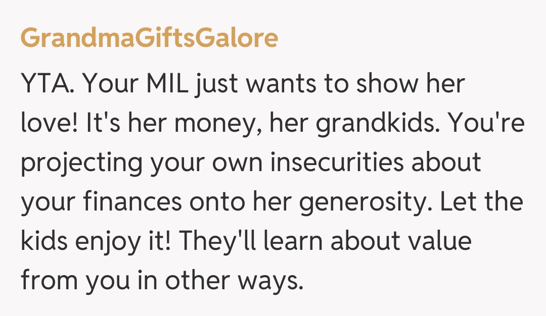 Comentariu de la GrandmaGiftsGalore