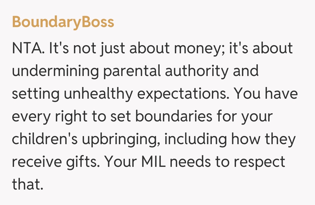 Comentariu de la BoundaryBoss