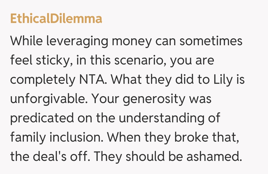 Comentariu de la EthicalDilemma