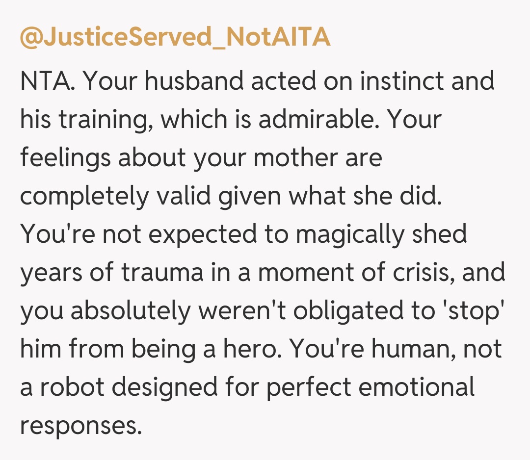 Comentariu de la @JusticeServed_NotAITA