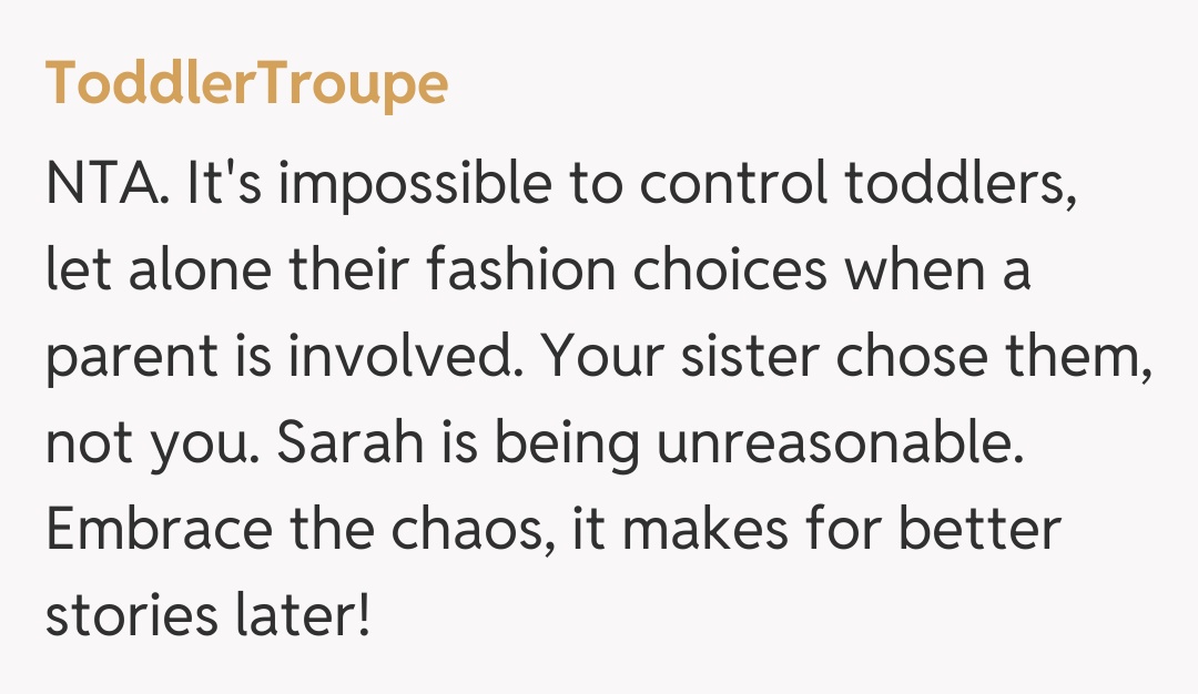 Comentariu de la ToddlerTroupe