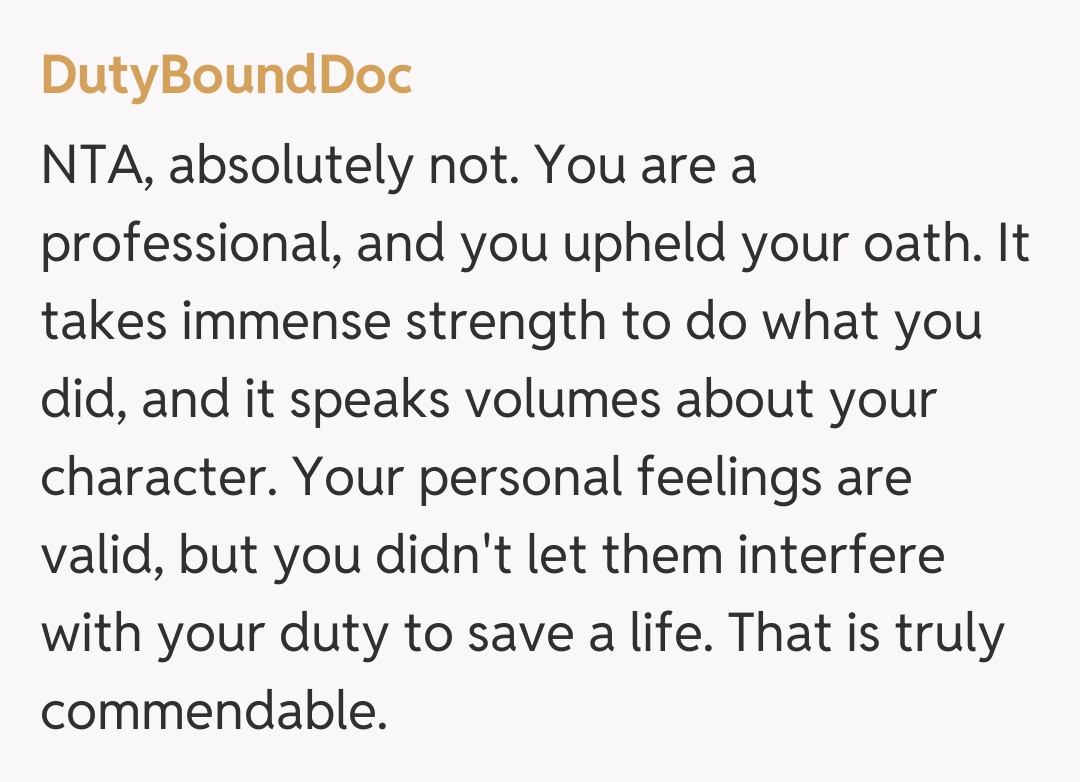 Comentariu de la DutyBoundDoc