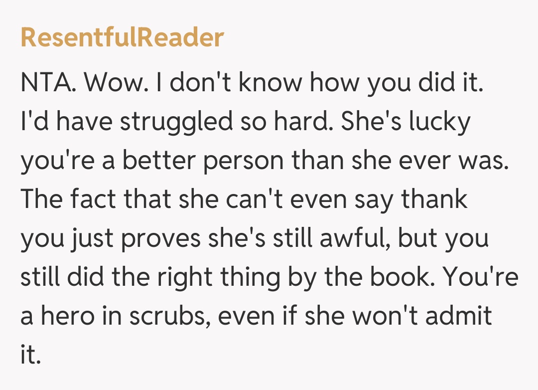 Comentariu de la ResentfulReader