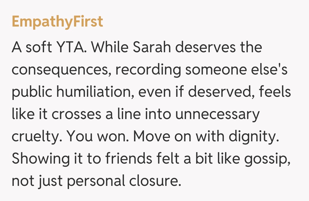 Comentariu de la EmpathyFirst